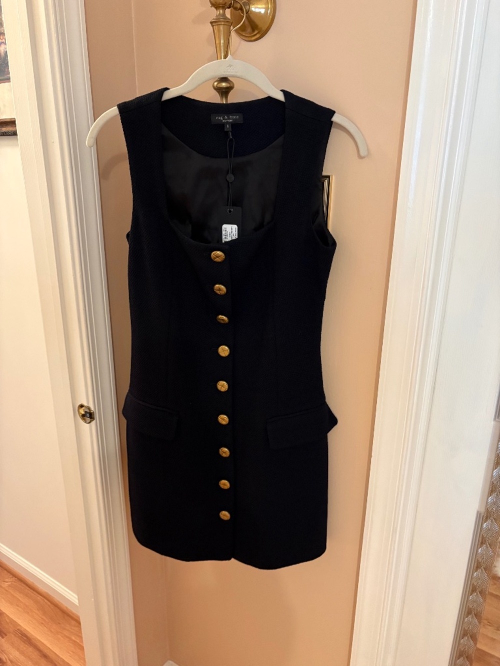 NWT rag & bone Mariana Textured Wool-Blend Mini Dress